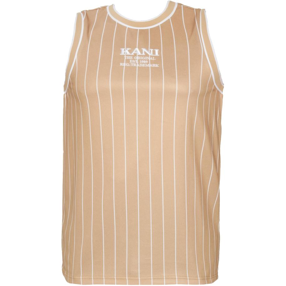 Karl Kani Karl Kani Shirt sand / wit -