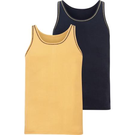 Charles Colby Onderhemd donkerblauw, Veelkleurig