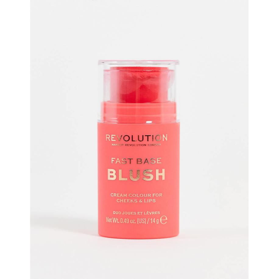 Revolution Fast Base Blush Stick Blusher Bloom-Roze