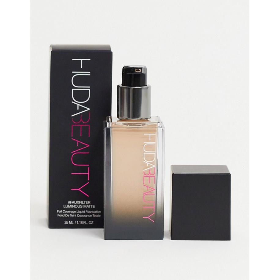 Huda Beauty #FauxFilter Luminous matte full coverage vloeibare foundation-Black