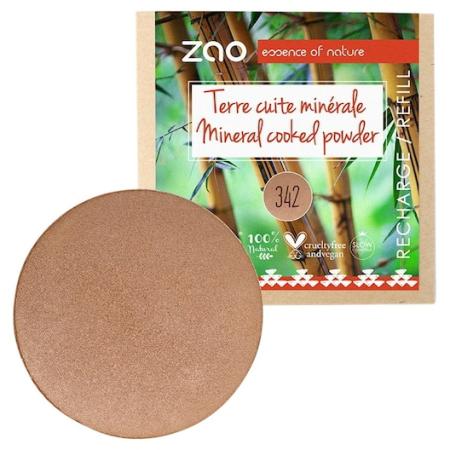 Zao Mineral powder Refill Cooked Powder Natural Poeder Dames 15 g