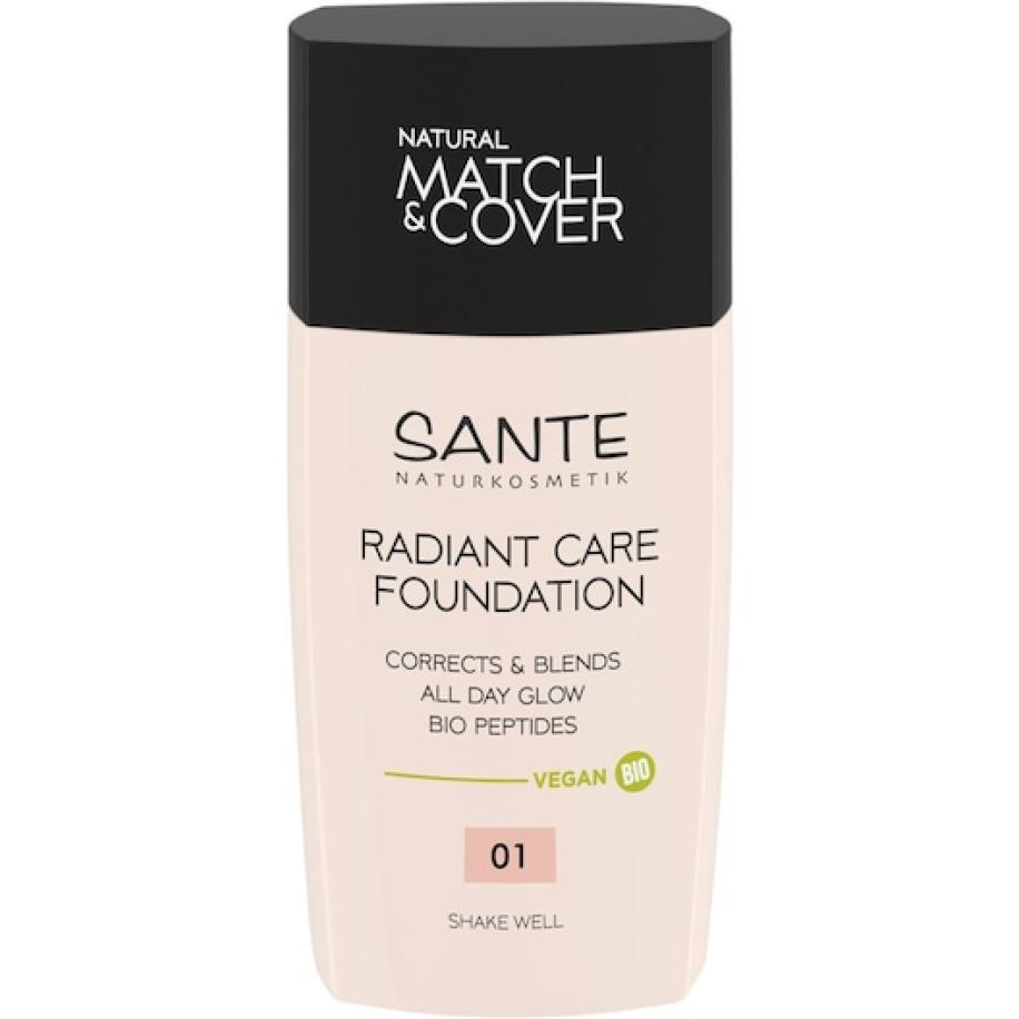 Sante Naturkosmetik Foundation & Powder Stichting Stralende Zorg Make-up gezicht Dames 30 ml