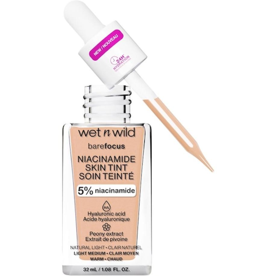 wet n wild Foundation Bare Focus Niacinamide Huidtint Make-up gezicht Dames 32 ml