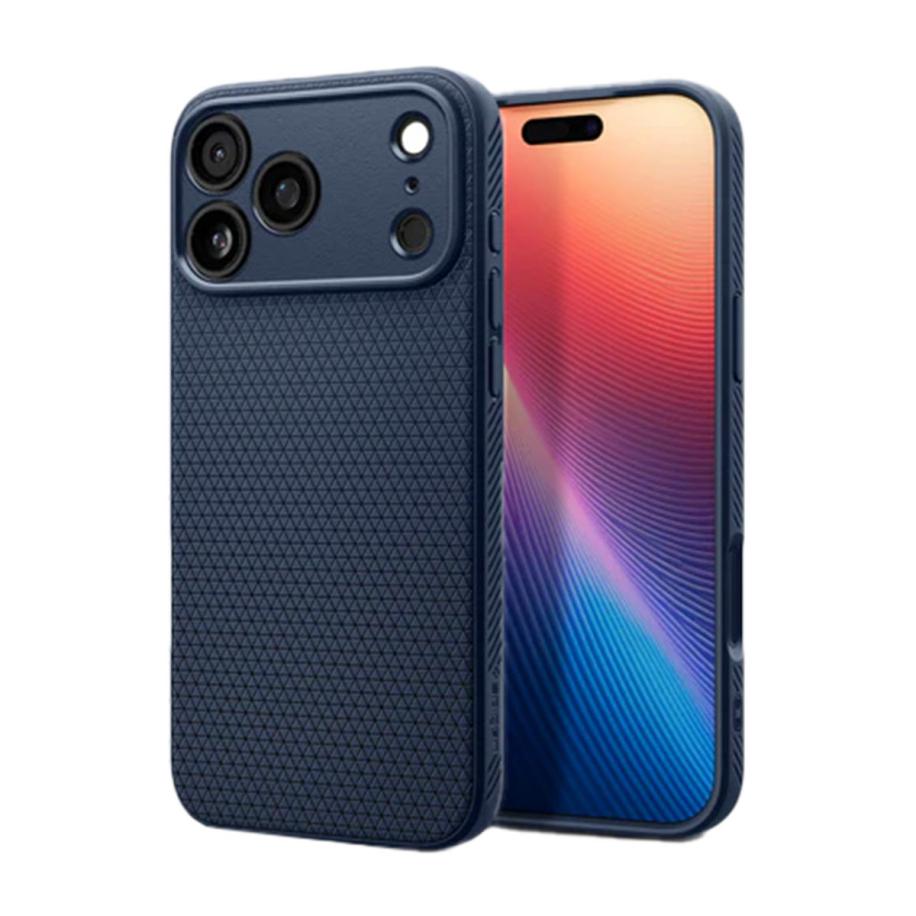 Spigen Liquid Air™ Backcover voor de Apple iPhone 17 Pro Max - Navy Blue Blauw