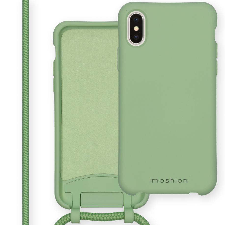 imoshion Color Backcover met afneembaar koord voor de Apple iPhone X / Xs - Groen Groen