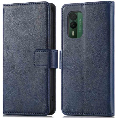 imoshion Luxe Bookcase voor de Nokia XR21 - Donkerblauw