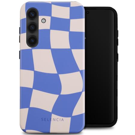 Selencia Vivid Backcover voor de Samsung Galaxy S24 Plus - Groovy Sapphire Blue