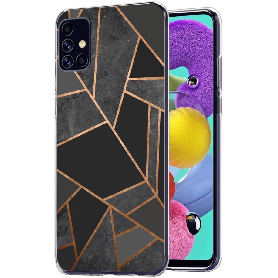 imoshion Design hoesje voor de Samsung Galaxy A51 - Black Graphic Zwart
