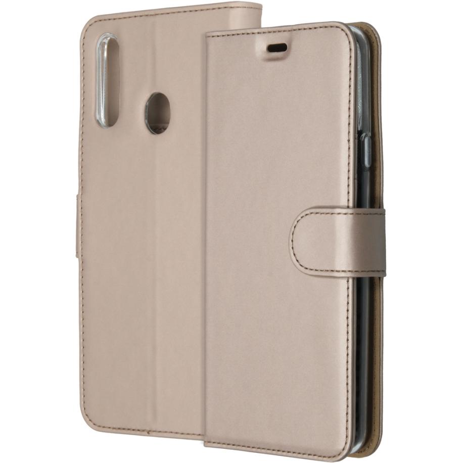 Accezz Wallet Softcase Bookcase voor de Samsung Galaxy A20s - Goud Goud