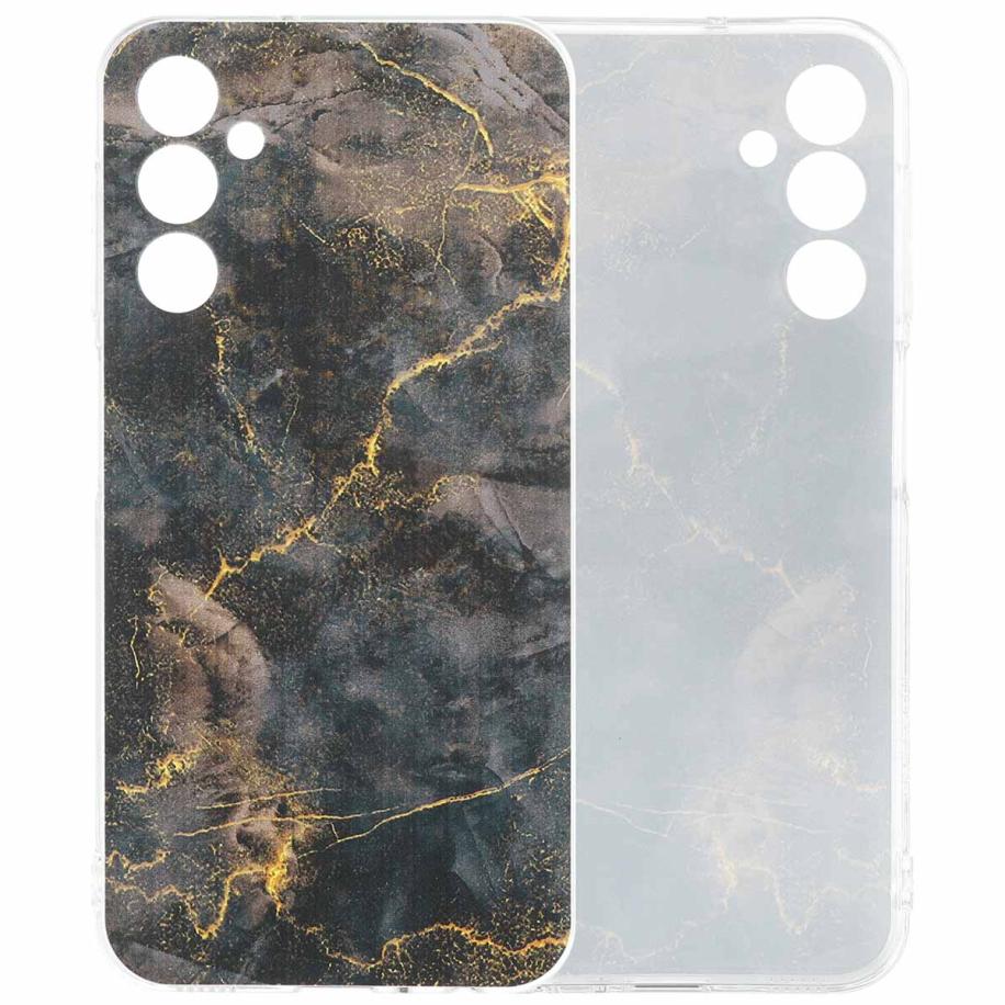 imoshion Design hoesje voor de Samsung Galaxy A25 (5G) - Black Marble Multicolor