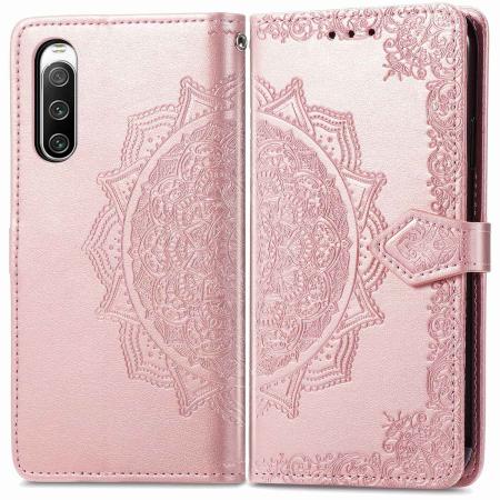 imoshion Mandala Bookcase voor de Sony Xperia 10 IV - Rosé Goud
