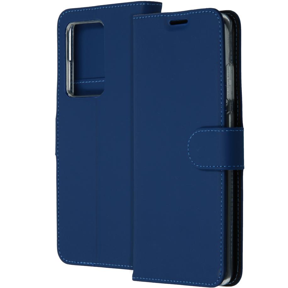 Accezz Wallet Softcase Bookcase voor de Samsung Galaxy S20 Ultra - Blauw Blauw