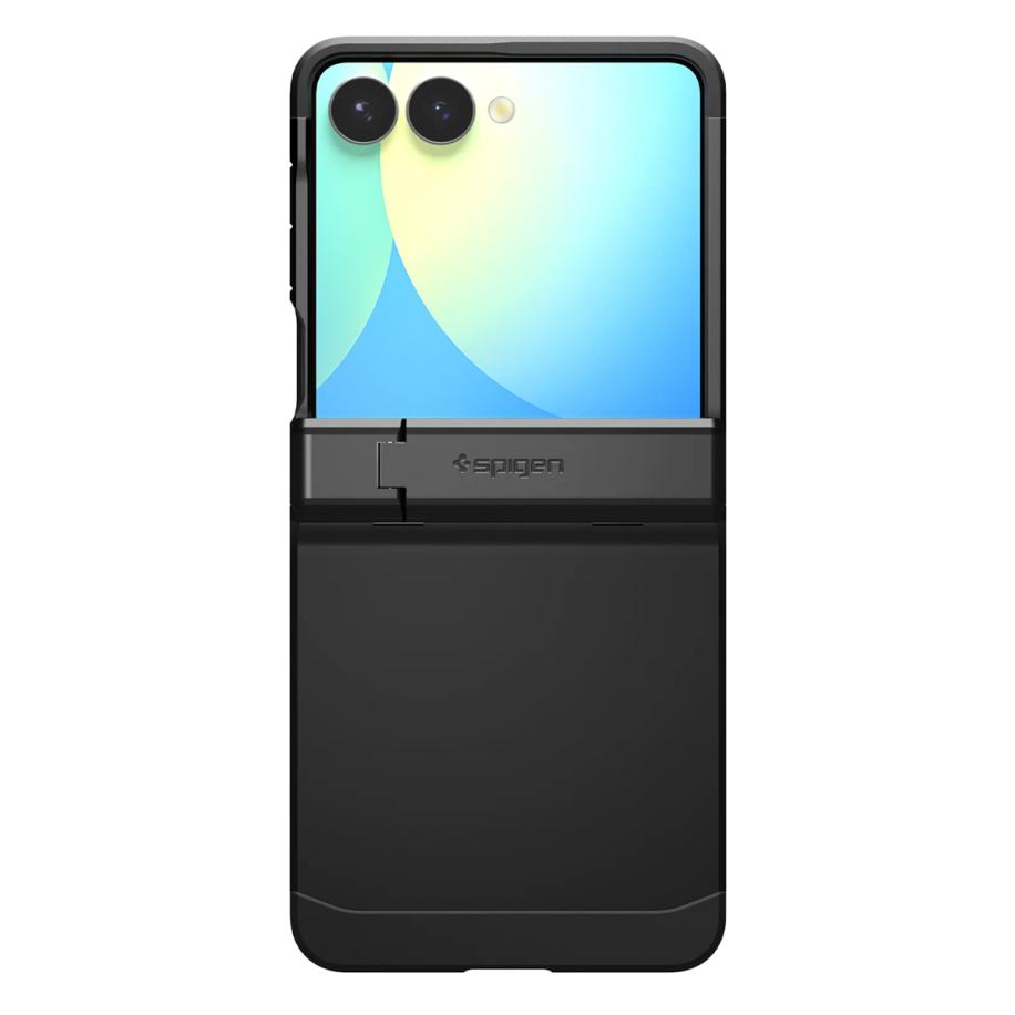 Spigen Tough Armor Pro Backcover MagFit voor de Samsung Galaxy Z Flip 7 - Zwart Zwart