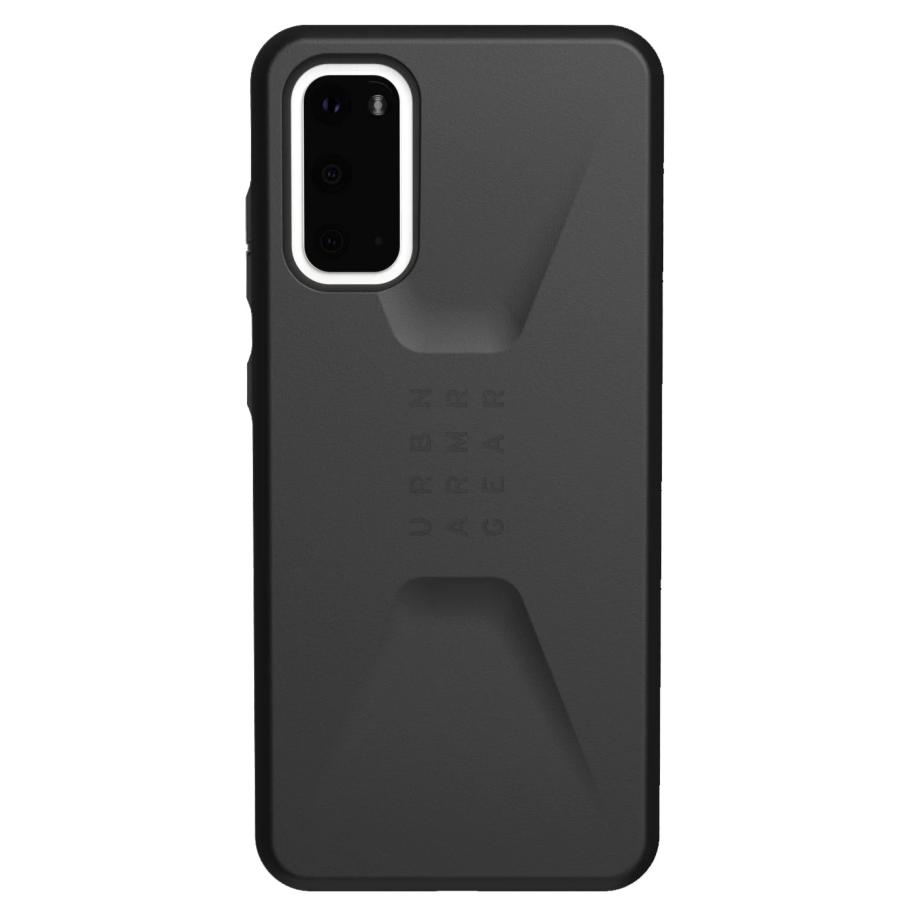 UAG Civilian Backcover voor de Samsung Galaxy S20 - Zwart Zwart