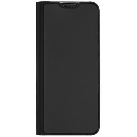 Dux Ducis Slim Softcase Bookcase voor de Motorola Moto G52 / G82 - Zwart