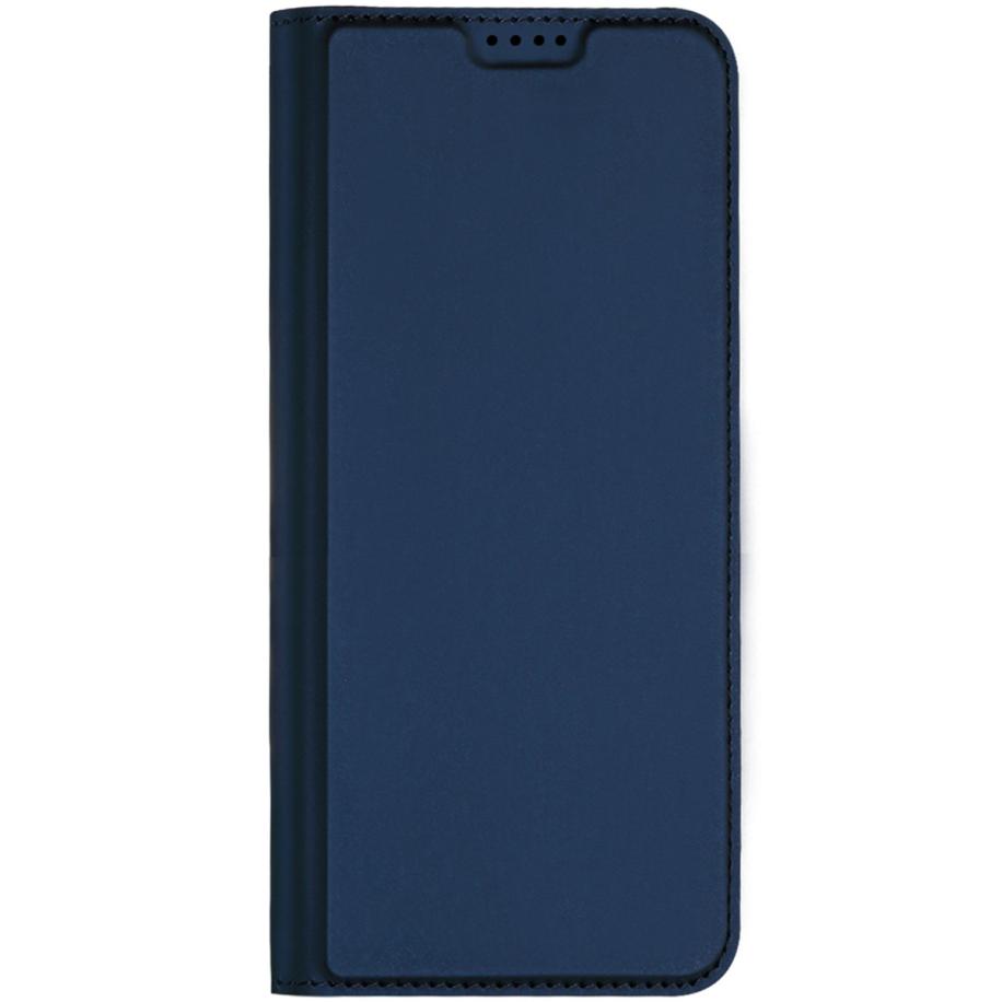 Dux Ducis Slim Softcase Bookcase voor de Samsung Galaxy A14 (5G/4G) - Donkerblauw Blauw