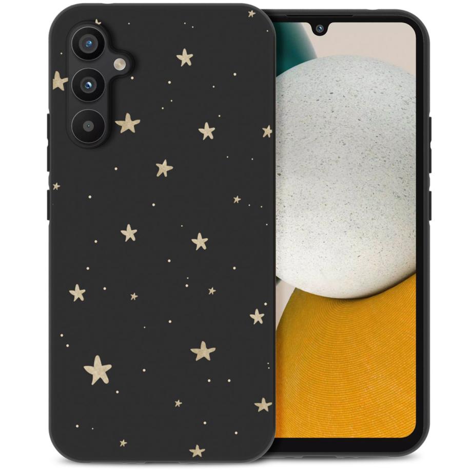 imoshion Design hoesje voor de Samsung Galaxy A34 (5G) - Stars Gold Zwart