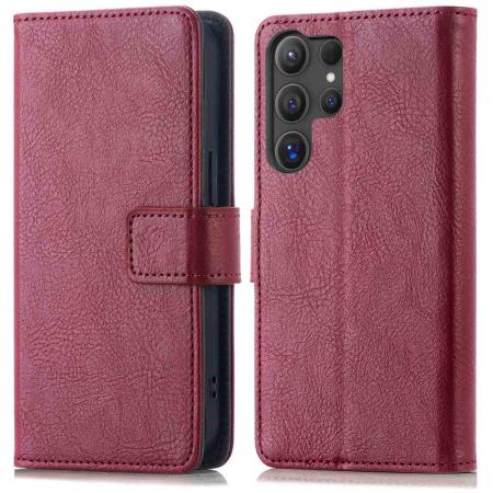 imoshion Luxe Bookcase voor de Samsung Galaxy S24 Ultra - Bordeaux