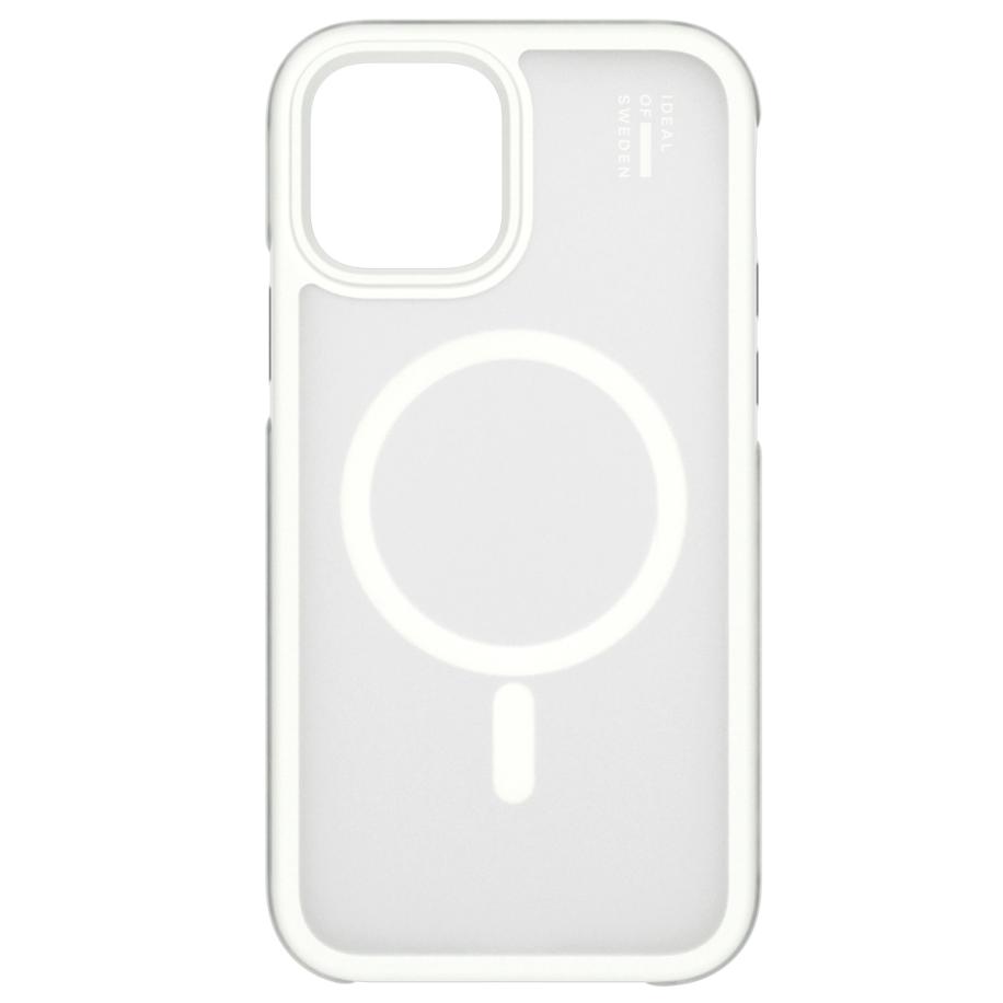 iDeal of Sweden Bumper Case MagSafe voor de Apple iPhone 12 (Pro) - Cloudy White Wit