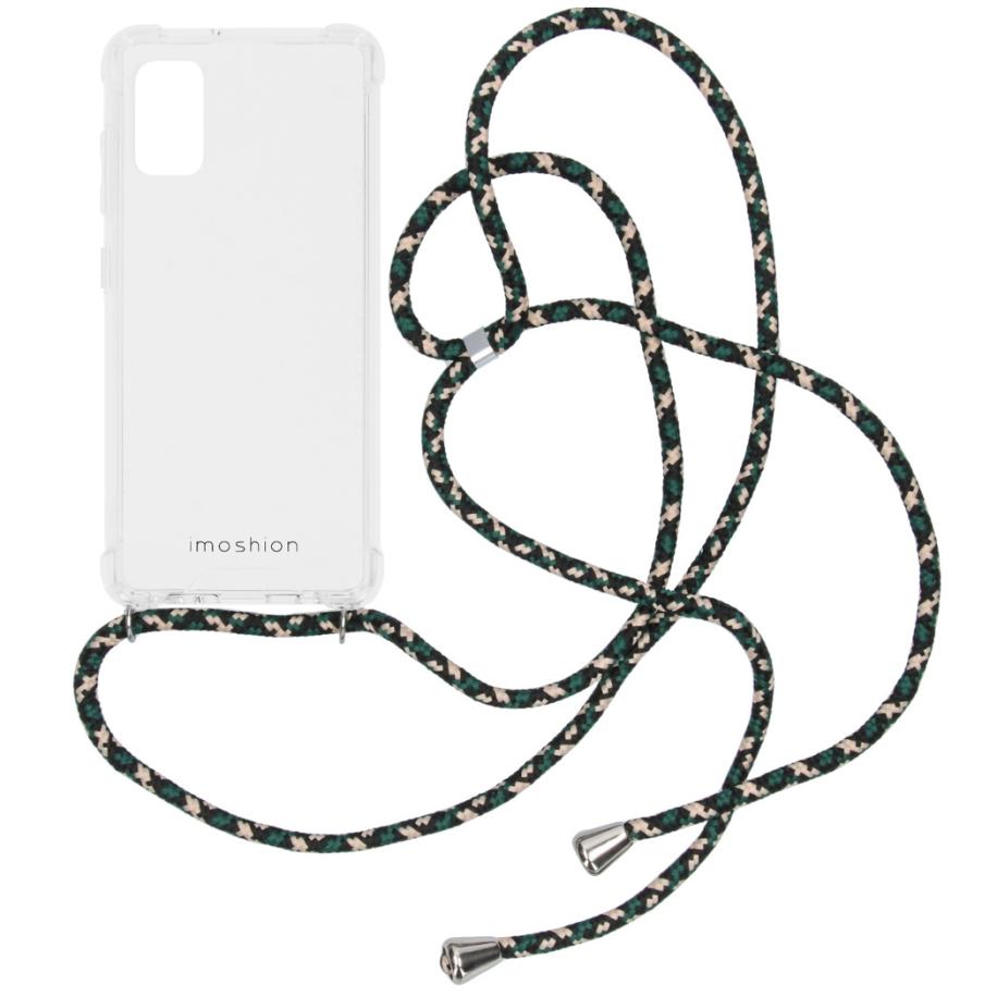 imoshion Backcover met koord voor de Samsung Galaxy A41 - Green Multi Color Transparant