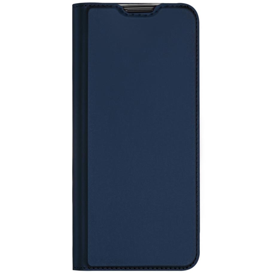 Dux Ducis Slim Softcase Bookcase voor de Motorola Moto G52 / G82 - Blauw Blauw