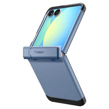Spigen Tough Armor Pro Backcover MagFit voor de Samsung Galaxy Z Flip 7 - Sierra Blue