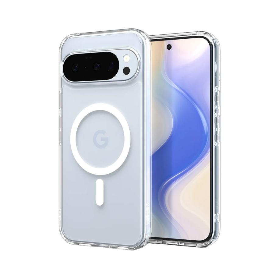Spigen Ultra Hybrid Backcover MagSafe voor de Google Pixel 10 / 10 Pro - Clear / White Transparant