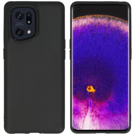 imoshion Color Backcover voor de Oppo Find X5 5G - Zwart