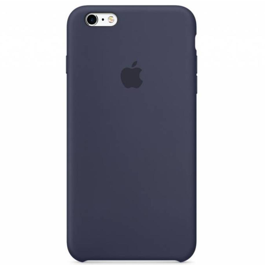 Silicone Backcover voor Apple iPhone 6(s) Plus - Midnight Blue Blauw