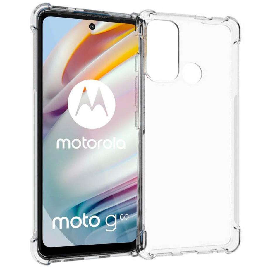 imoshion Shockproof Case voor de Motorola Moto G60 - Transparant Transparant
