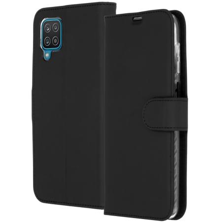 Accezz Wallet Softcase Bookcase voor de Samsung Galaxy A12 - Zwart