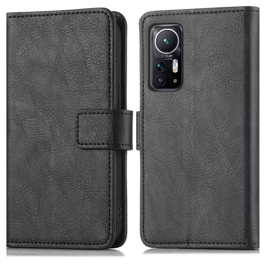imoshion Luxe Bookcase voor de Xiaomi 12 / 12X - Zwart Zwart