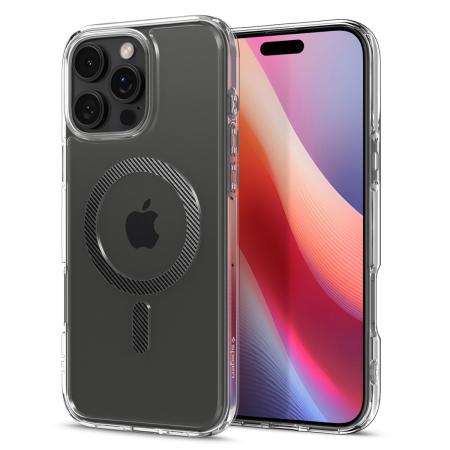 Spigen Ultra Hybrid Backcover MagSafe voor de Apple iPhone 16 Pro - Carbon Fiber