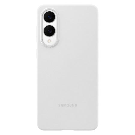 Originele Silicone Backcover voor de Samsung Galaxy S25 Edge - Light Grey