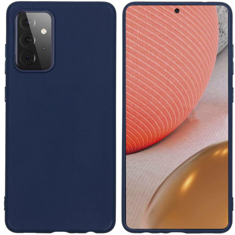 imoshion Color Backcover voor de Samsung Galaxy A72 - Donkerblauw Blauw