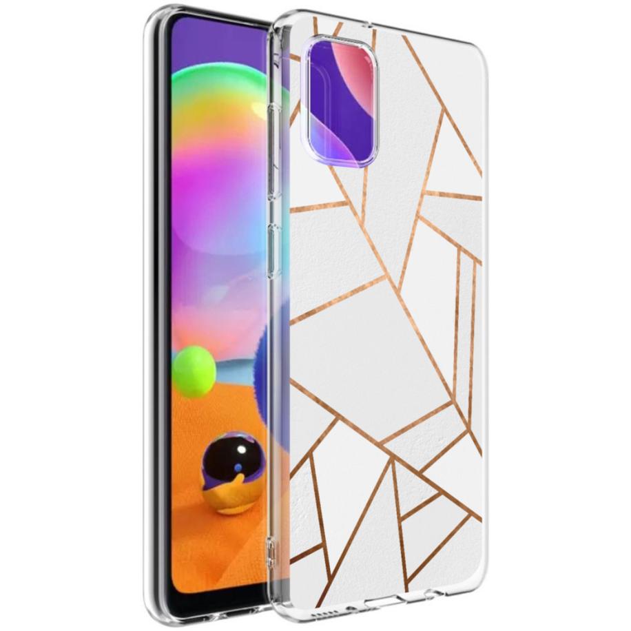 imoshion Design hoesje voor de Samsung Galaxy A31 - White Graphic Multicolor