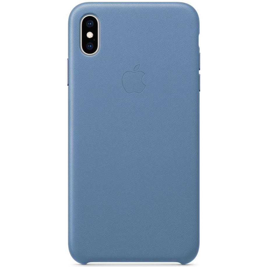 Leather Backcover voor de Apple iPhone Xs Max - Cornflower Blauw