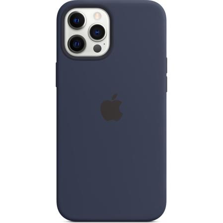 Silicone Backcover MagSafe voor de Apple iPhone 12 Pro Max - Deep Navy