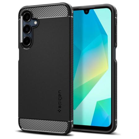 Spigen Rugged Armor Backcover voor de Samsung Galaxy A16 - Matte Black