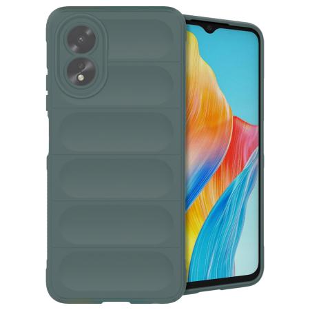 imoshion EasyGrip Backcover voor de Oppo A18 / Oppo A38 - Donkergroen