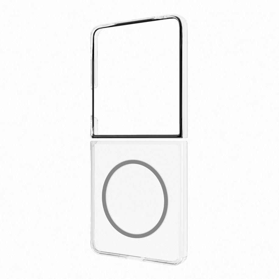 Clear Magnet Case voor de Samsung Galaxy Z Flip 7 - Transparant Transparant