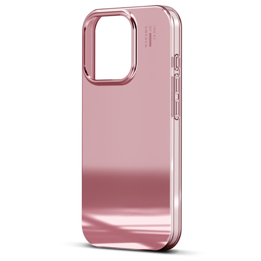 iDeal of Sweden Mirror Case voor de Apple iPhone 16 Pro - Mirror Rose Pink Multicolor