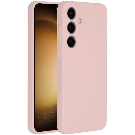 Accezz Liquid Silicone Backcover voor de Samsung Galaxy S24 Plus - Roze