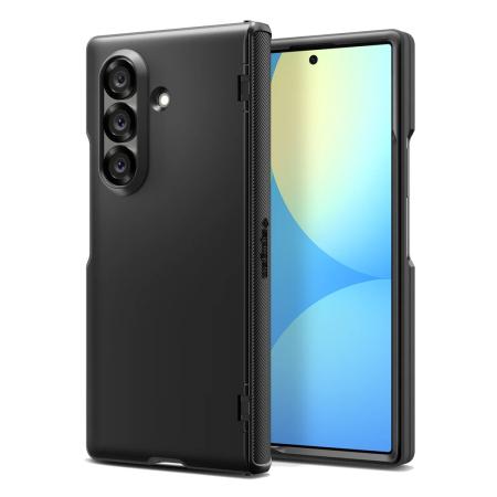 Spigen Slim Armor Pro MagFit Backcover voor de Samsung Galaxy Z Fold 7 - Zwart