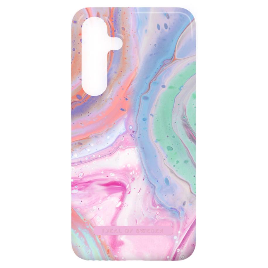 iDeal of Sweden Fashion Backcover voor de Samsung Galaxy S25 - Pastel Marble Multicolor