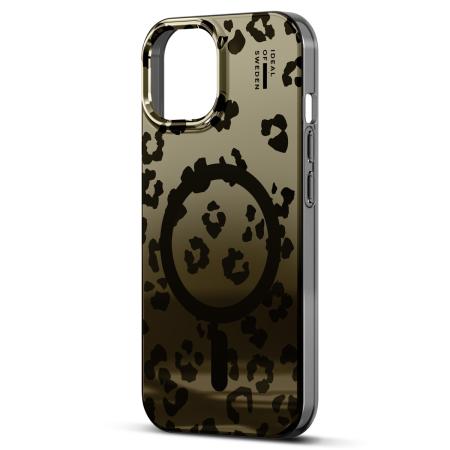 iDeal of Sweden Mirror Case met MagSafe voor de Apple iPhone 13/14/15/16e - Leo Ombre