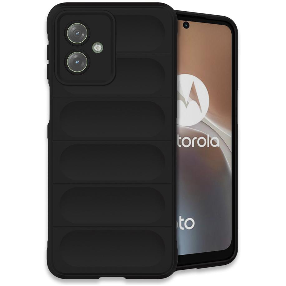 imoshion EasyGrip Backcover voor de Motorola Moto G54 - Zwart Zwart