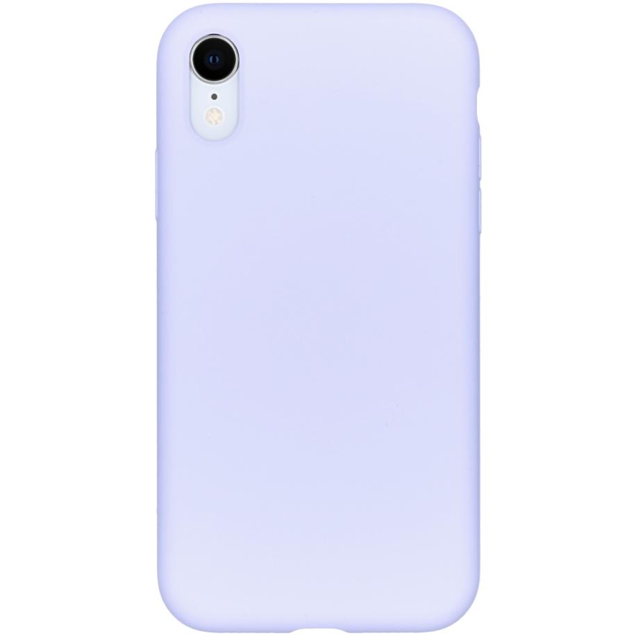 Accezz Liquid Silicone Backcover voor de Apple iPhone Xr - Paars Paars