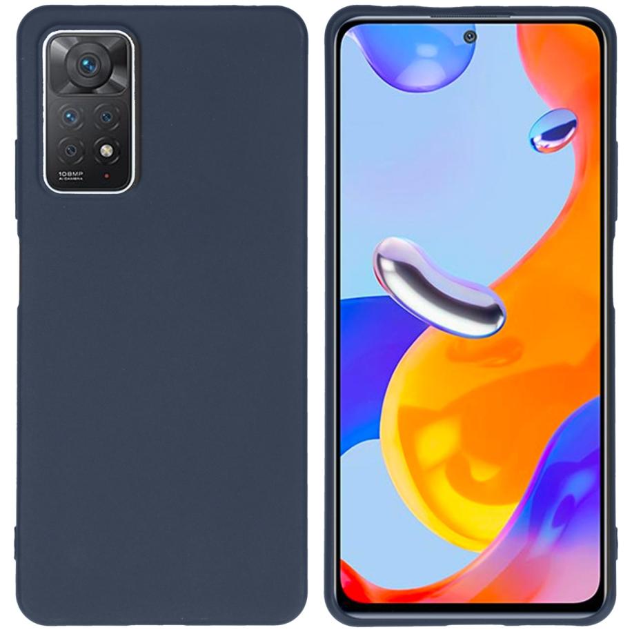 imoshion Color Backcover voor de Xiaomi Redmi Note 11 Pro - Donkerblauw Blauw