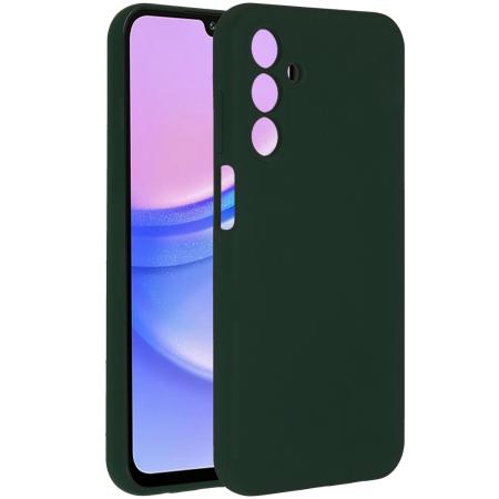 Accezz Liquid Silicone Backcover voor de Samsung Galaxy A15 (5G/4G) - Forest Green
